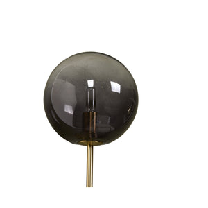 Izora Sconce - Brass - Smoke Grey Ombre