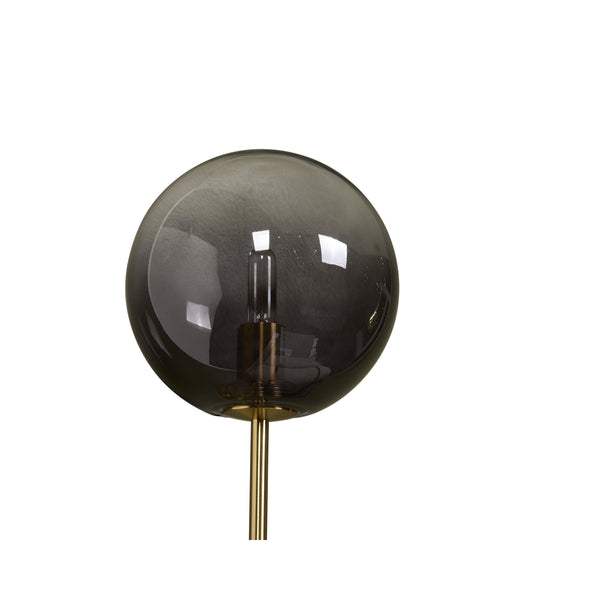 Izora Sconce - Brass - Smoke Grey Ombre