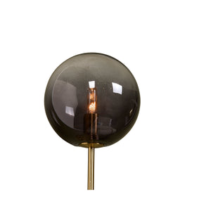 Izora Sconce - Brass - Smoke Grey Ombre