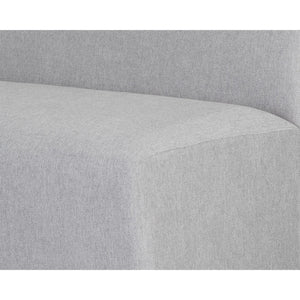 Jaclyn Modular Left Armchair - Egypt Light Grey / Danny Medium Grey