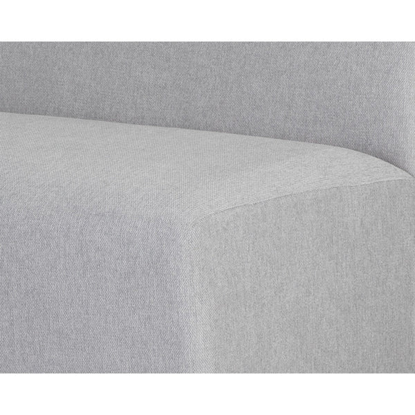 Jaclyn Modular Left Armchair - Egypt Light Grey / Danny Medium Grey