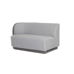 Jaclyn Modular Left Armchair - Egypt Light Grey / Danny Medium Grey