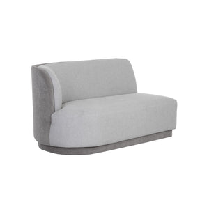 Jaclyn Modular Left Armchair - Egypt Light Grey / Danny Medium Grey