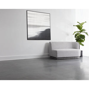 Jaclyn Modular Right Armchair - Egypt Light Grey / Danny Medium Grey