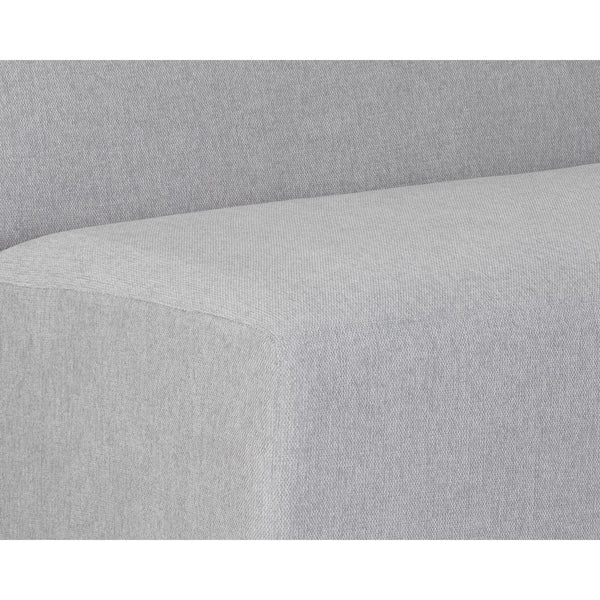 Jaclyn Modular Right Armchair - Egypt Light Grey / Danny Medium Grey