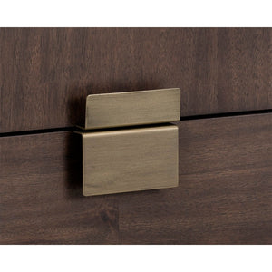 Jade Dresser - Antique Brass - Dark Mango