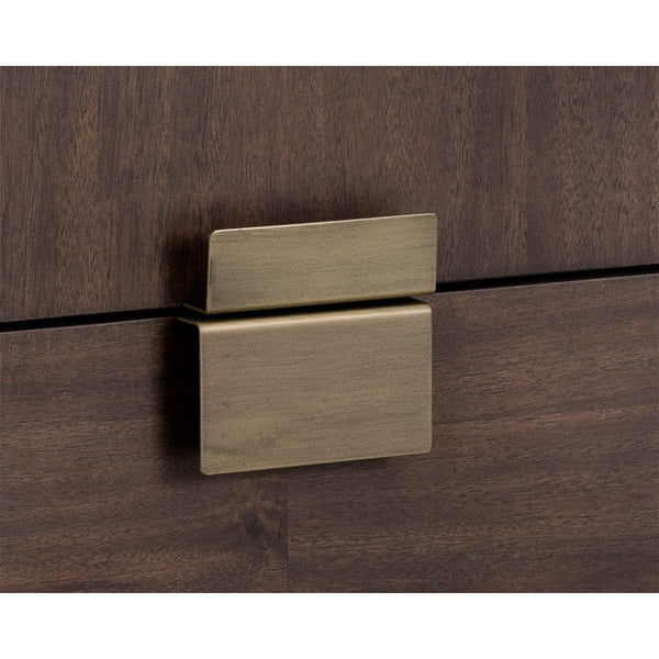 Jade Dresser - Antique Brass - Dark Mango