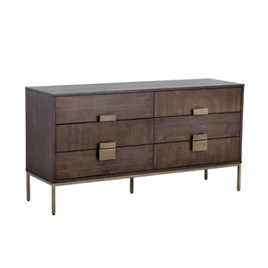 Jade Dresser - Antique Brass - Dark Mango
