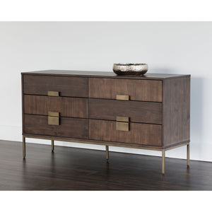 Jade Dresser - Antique Brass - Dark Mango