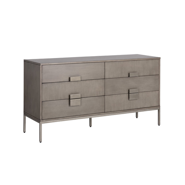 Jade Dresser - Antique Silver - Ash Grey