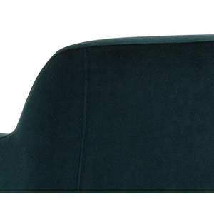 Jaime Dining Armchair - Meg Dark Emerald