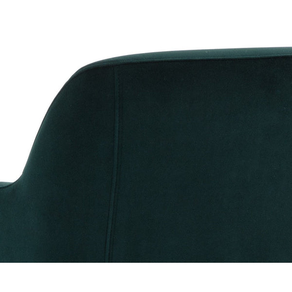 Jaime Dining Armchair - Meg Dark Emerald