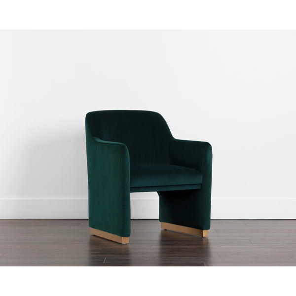 Jaime Dining Armchair - Meg Dark Emerald