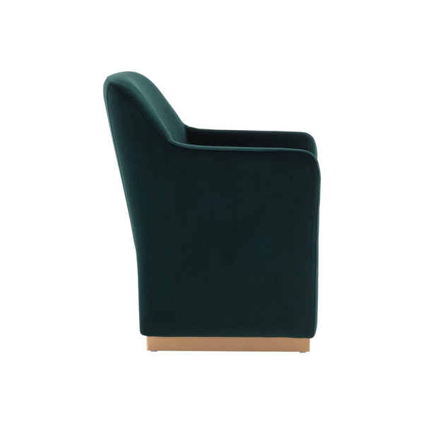 Jaime Dining Armchair - Meg Dark Emerald