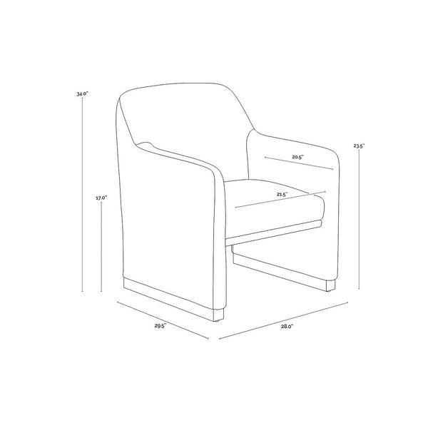 Jaime Lounge Chair - Meg Dark Emerald