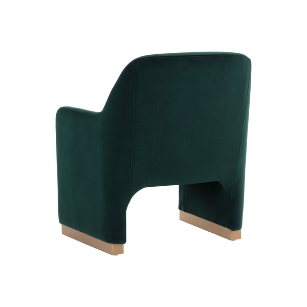 Jaime Lounge Chair - Meg Dark Emerald