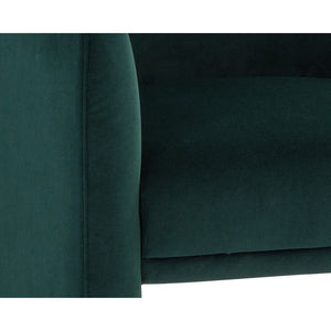 Jaime Lounge Chair - Meg Dark Emerald