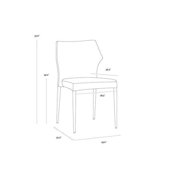 James Stackable Dining Chair - Bounce Nut