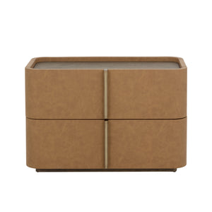 Jamille Nightstand Large - Cognac