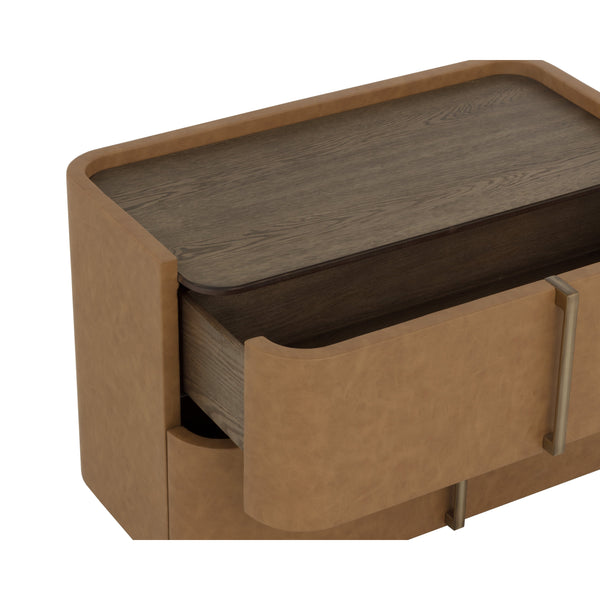 Jamille Nightstand Large - Cognac