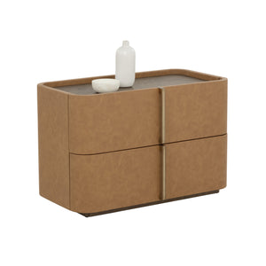 Jamille Nightstand Large - Cognac