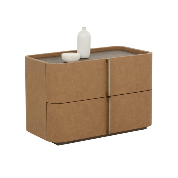 Jamille Nightstand Large - Cognac