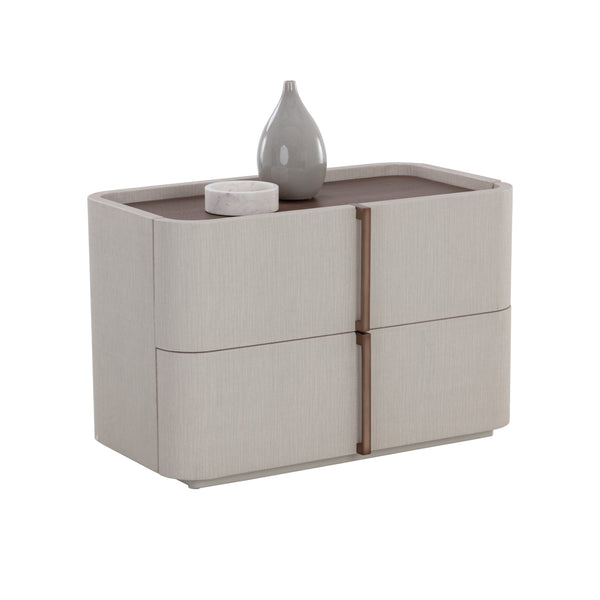 Jamille Nightstand Large - Cream