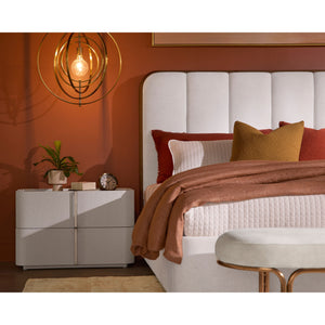 Jamille Nightstand Large - Cream