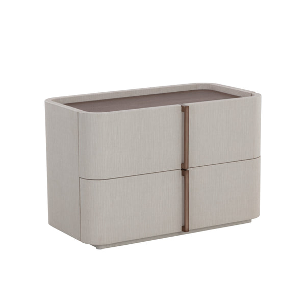 Jamille Nightstand Large - Cream