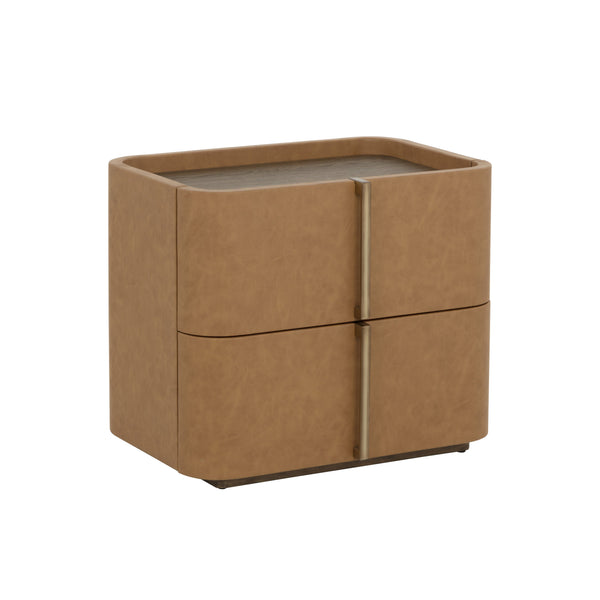 Jamille Nightstand Small - Cognac