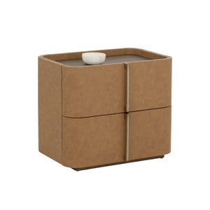 Jamille Nightstand Small - Cognac