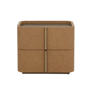 Jamille Nightstand Small - Cognac