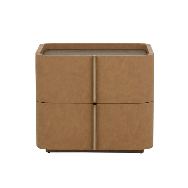 Jamille Nightstand Small - Cognac