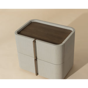 Jamille Nightstand Small - Cream