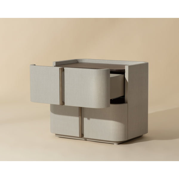 Jamille Nightstand Small - Cream