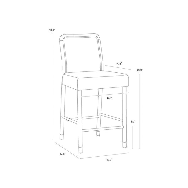 Jeno Counter Stool - Meg Olive