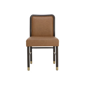 Jeno Dining Chair - Milliken Cognac