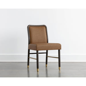 Jeno Dining Chair - Milliken Cognac