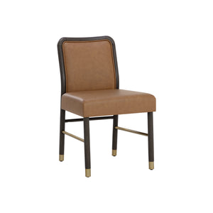 Jeno Dining Chair - Milliken Cognac
