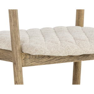 Jeremy Counter Stool - Weathered Oak - Dove Cream