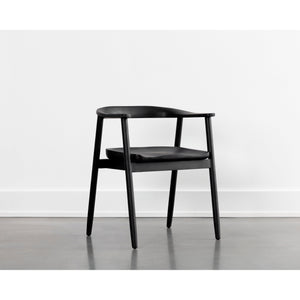 Jeremy Dining Armchair - Black
