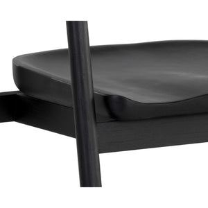 Jeremy Dining Armchair - Black
