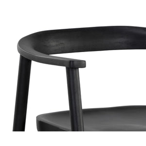 Jeremy Dining Armchair - Black
