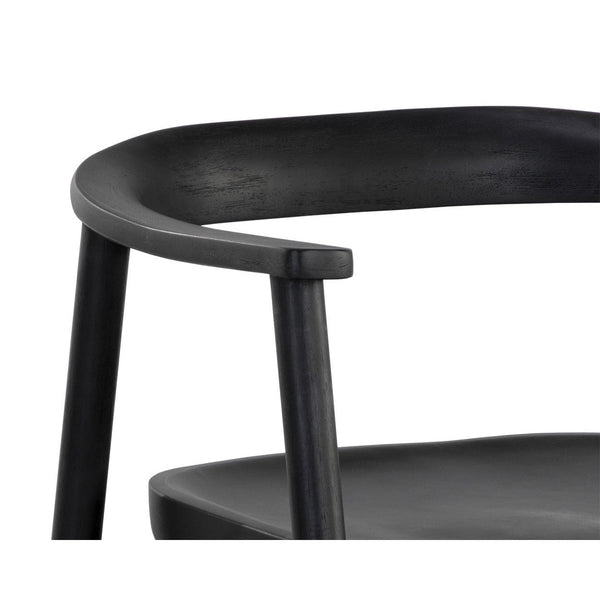 Jeremy Dining Armchair - Black