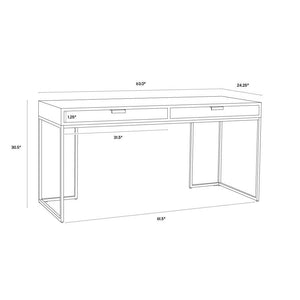 Jiro Desk - Grey Shagreen