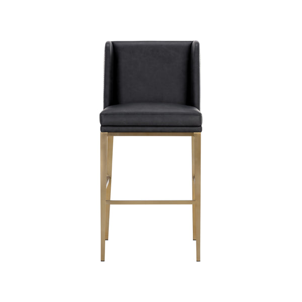 Joplin Barstool - Cantina Black / Vera White Pepper
