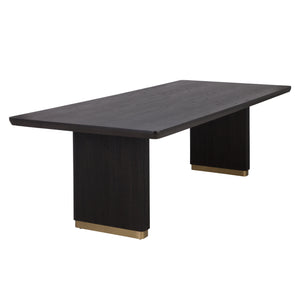 Kalla Dining Table Rectangular - Charcoal - 96"
