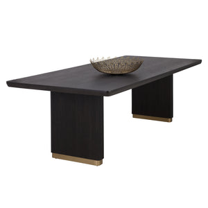 Kalla Dining Table Rectangular - Charcoal - 96"