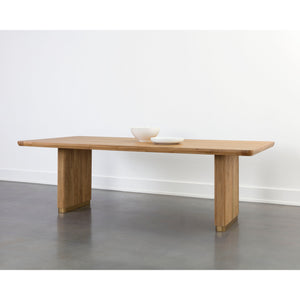 Kalla Dining Table Rectangular - Rustic Oak - 96"