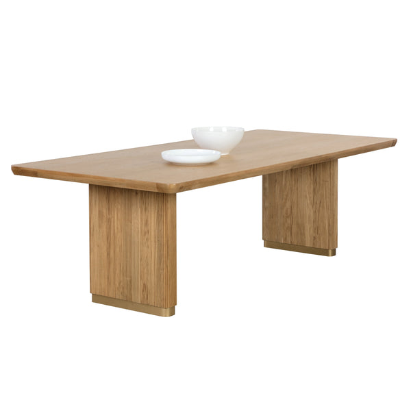 Kalla Dining Table Rectangular - Rustic Oak - 96"